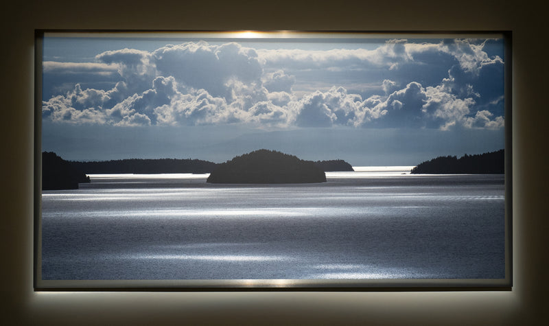 Gulf Islands, BC / Framed / Edition of 1 / 48" x 89" / Archival Pigment Print